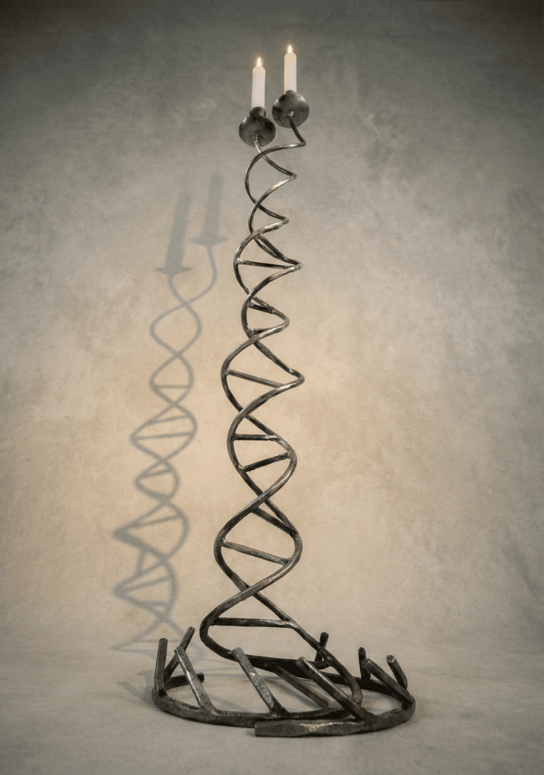 Molecule Candlestick Holder